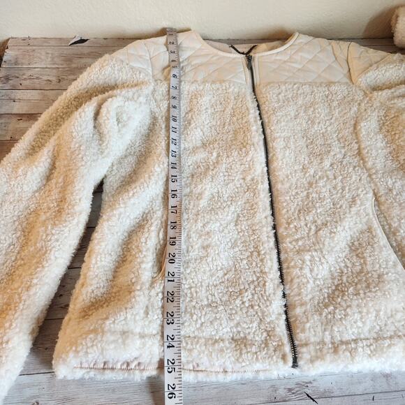 Prana Good Lux Sherpa Quilted Full Zip Jacket Size XL - Picture 9 of 10